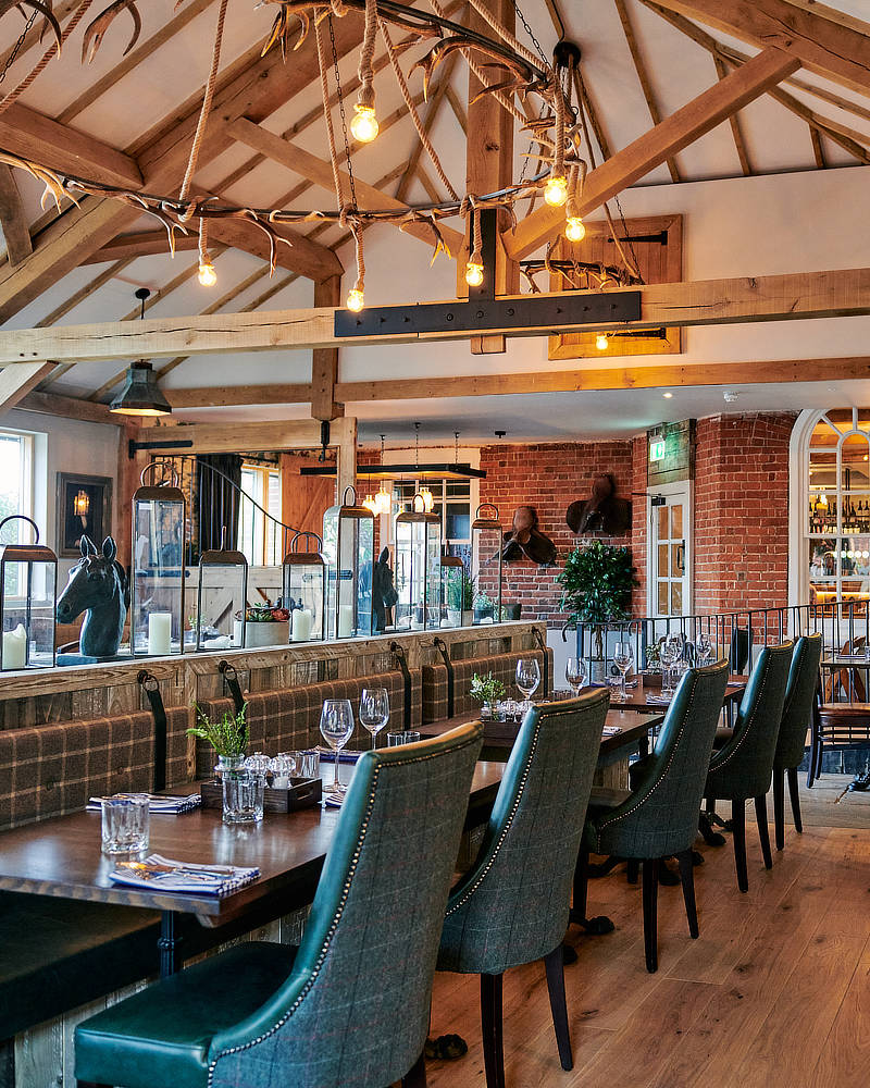 barn dining room portrait